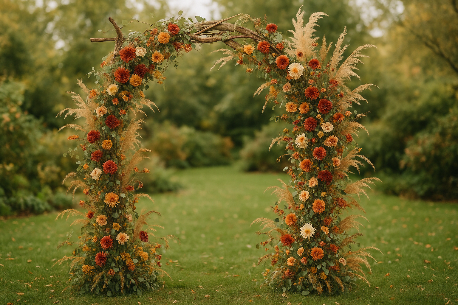 arche mariage fleurs de saison poétique naturelle et sauvage