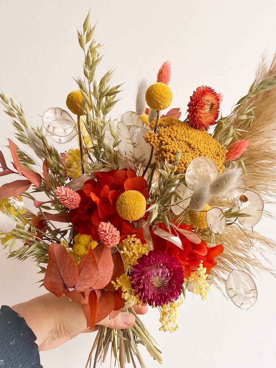 Atelier bouquet de fleurs séchées