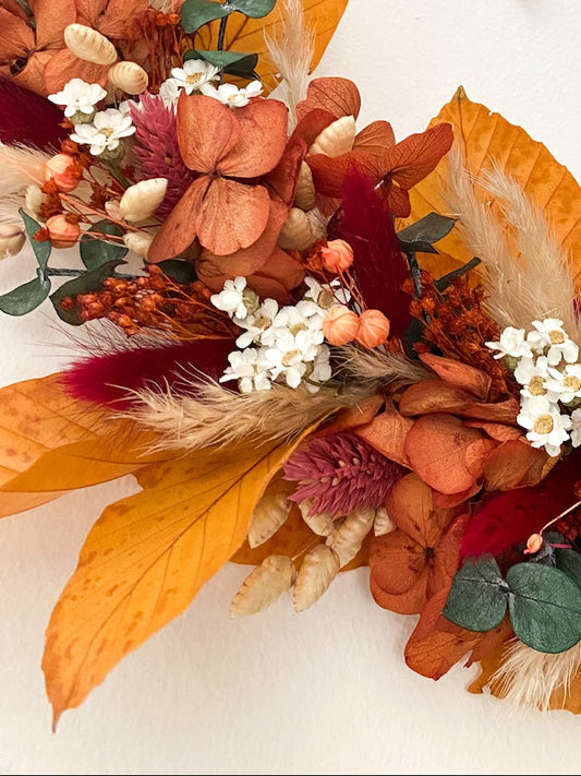 Atelier couronne d'automne