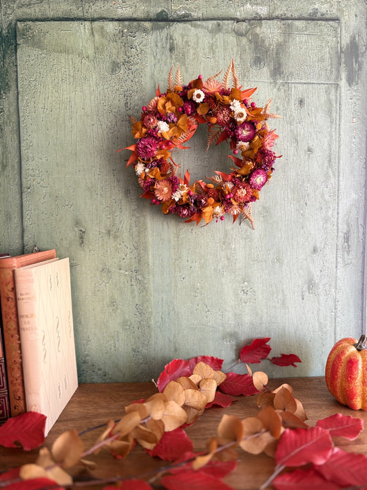 Atelier couronne d'automne