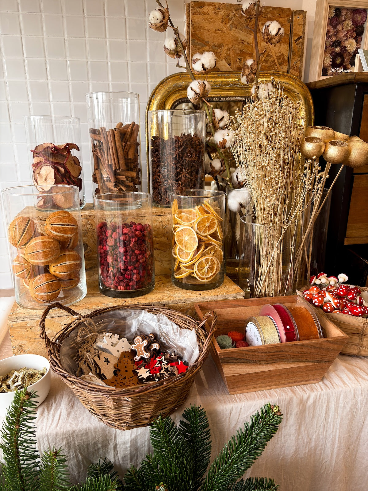 Atelier Noël couronne de l'Avent