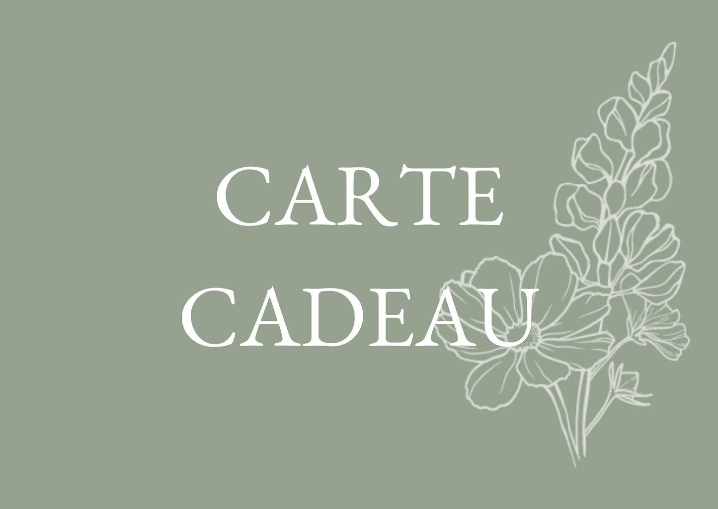 Carte cadeau