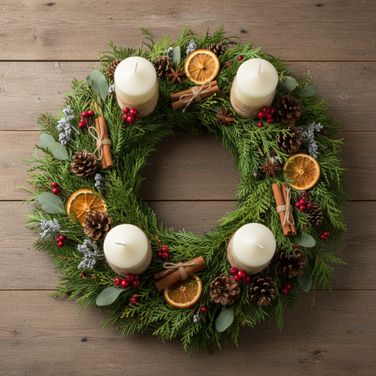 Atelier Noël couronne de l'Avent