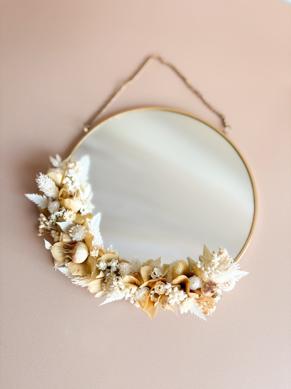 Miroir fleuri Athéna
