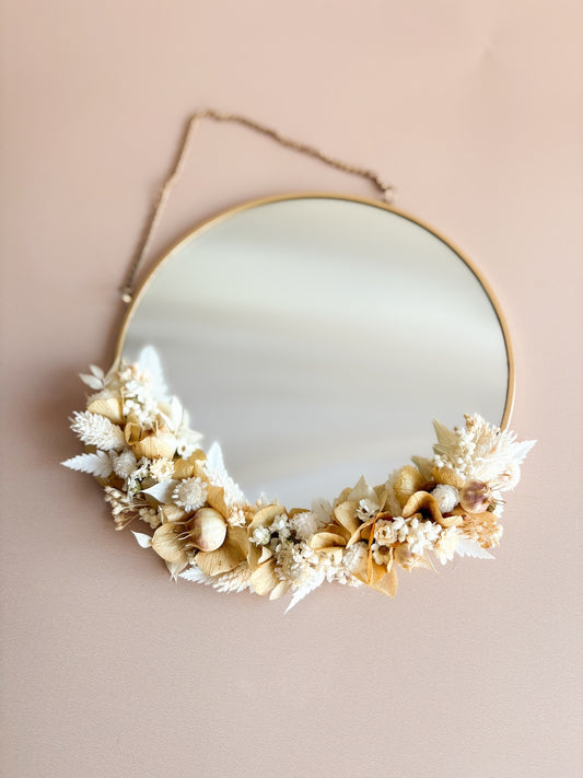 Miroir fleuri Athéna