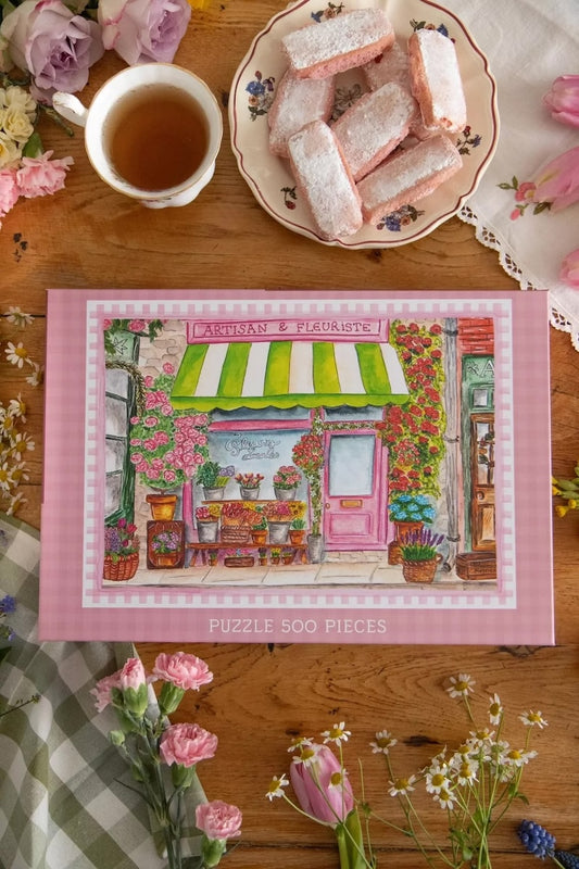 Puzzle Chez le Fleuriste Caro From Woodland (500 pièces)